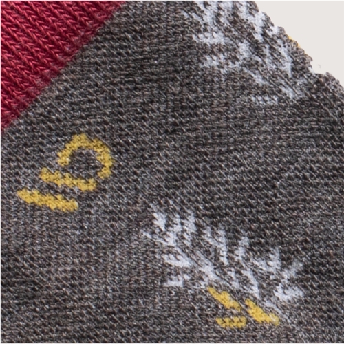 TAUPE FOLIAGE LT MICRO CREW - Perspective 2